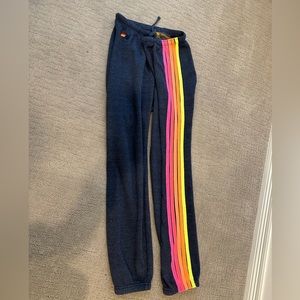 Aviator Nation five stripe sweatpants.